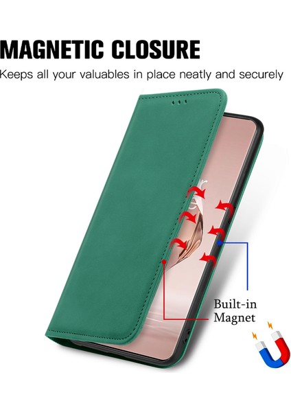 Xiaomi Redmi Note 13 Pro 4g / Poco M6 Pro 4g Telefon Manyetik Kapanış Cilt-Dokunmatik Deri Kapak (Yurt Dışından) fırsatları
