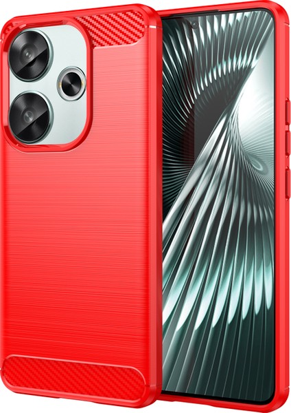 Xiaomi Poco F6 5g Karbon Fiber Doku Darbeye Dayanıklı Tpu Telefon Kapağı (Yurt Dışından)