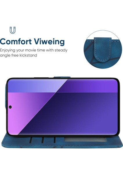 Xiaomi Redmi Note 13 Pro Plus 5g Cüzdan Standı Ten Dokunuşlu Deri Telefon Kapağı (Yurt Dışından)