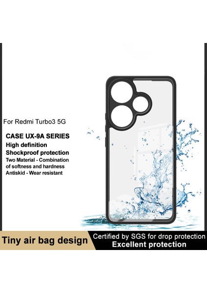 Xiaomi Poco F6 5g Tpu+Pc Şeffaf Koruyucu Telefon Kapağı (Yurt Dışından) modelleri