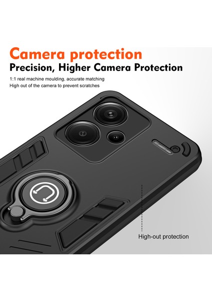 Xiaomi Redmi Note 13 Pro Plus 5g Pc+Tpu Halka Kickstand Telefon Kapağı (Yurt Dışından) modelleri