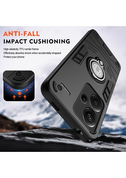 Xiaomi Redmi Note 13 Pro Plus 5g Pc+Tpu Halka Kickstand Telefon Kapağı (Yurt Dışından) fırsatları