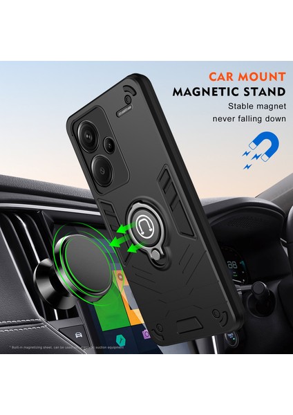 Xiaomi Redmi Note 13 Pro Plus 5g Pc+Tpu Halka Kickstand Telefon Kapağı (Yurt Dışından) indirimleri