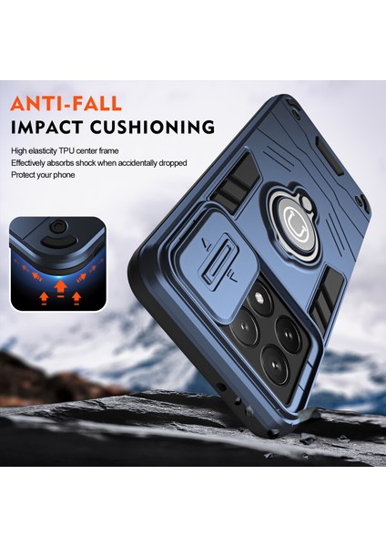 Xiaomi Poco X6 Pro 5g Pc+Tpu Halka Kickstand Telefon Kapağı (Yurt Dışından)