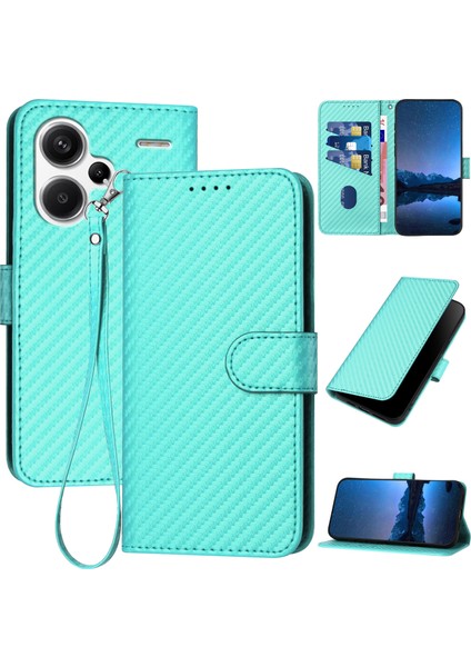 Xiaomi Redmi Note 13 Pro Plus 5g Karbon Fiber Doku Iyi Korunmuş Deri Telefon Kapağı (Yurt Dışından)