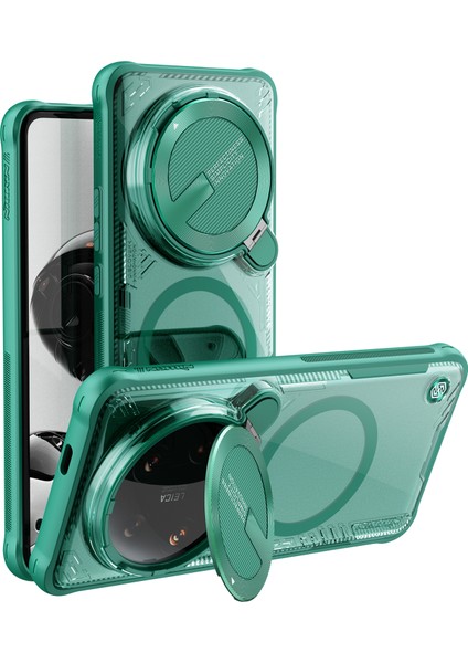 Xiaomi 14 Ultra Magneitc Kılıf Kickstand Pc + Tpu Telefon Kapağı Lens Kapaklı (Yurt Dışından) fiyatları