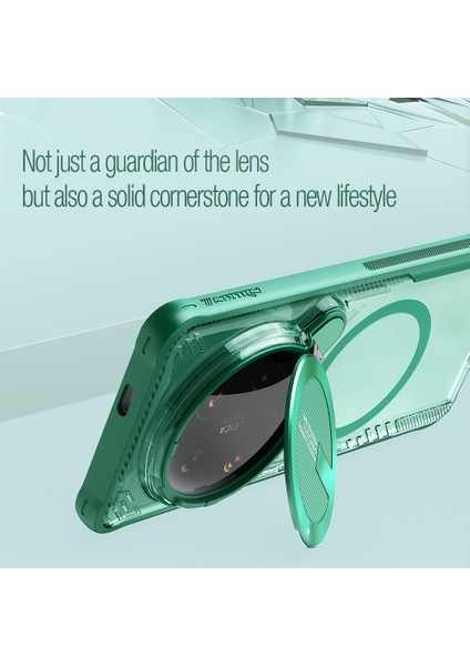 Xiaomi 14 Ultra Magneitc Kılıf Kickstand Pc + Tpu Telefon Kapağı Lens Kapaklı (Yurt Dışından) fırsatları