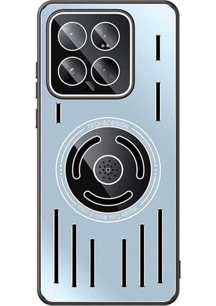 Xiaomi 14 Pro Tpu Çerçeve + Magsafe ile Uyumlu Metal Arka Telefon Kapağı (Yurt Dışından)