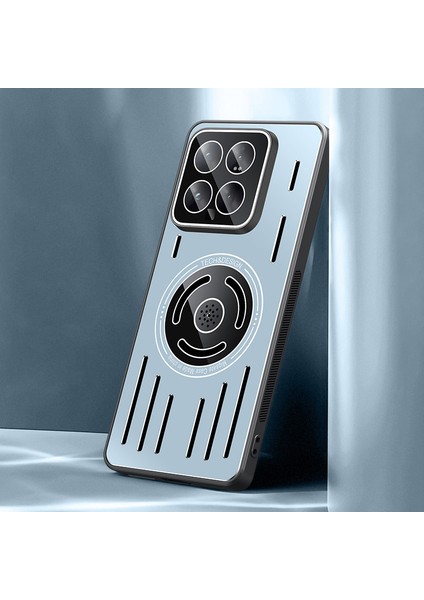 Xiaomi 14 Pro Tpu Çerçeve + Magsafe ile Uyumlu Metal Arka Telefon Kapağı (Yurt Dışından)