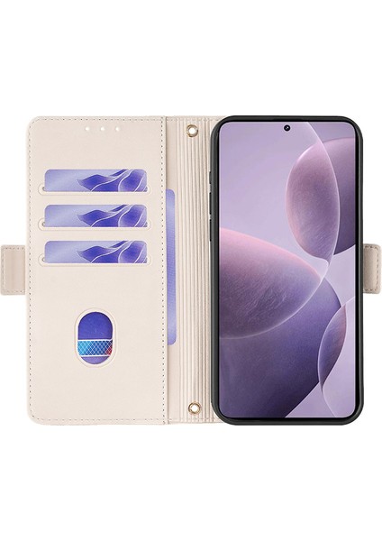 Xiaomi 14 Pro Rfıd Engelleme Deri Telefon Kılıfı Kayışlı (Yurt Dışından)