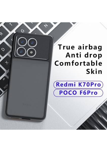 LR Joyful Xiaomi Poco F6 Pro 5g Tpu + Pc Telefon Kılıfı Mat Geri (Yurt Dışından)