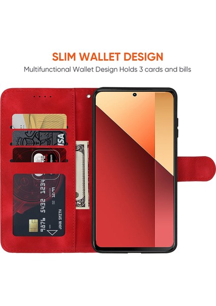 Xiaomi Redmi Note 13 Pro 4g / Poco M6 Pro 4g Ten Dokunuşlu Deri Telefon Kılıfı (Yurt Dışından) fırsatları
