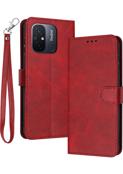 Xiaomi Redmi 12C 4g / 11A 4g / Poco C55 4g Telefon Kabuğu Kayışlı Çizilmez Telefon Koruyucu Kapak (Yurt Dışından)