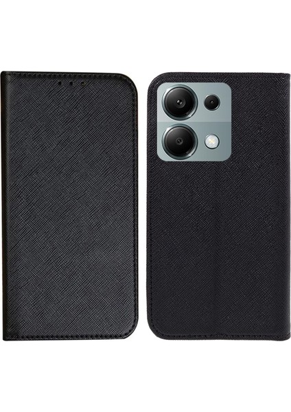 Xiaomi Redmi Note 13 Pro 4g / Poco M6 Pro 4g Çapraz Doku Cüzdan Deri Telefon Kapağı (Yurt Dışından)