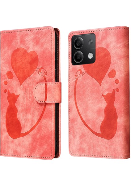 Xiaomi Redmi Note 13 5g Kart Yuvaları Standlı Deri Telefon Kılıfı (Yurt Dışından)
