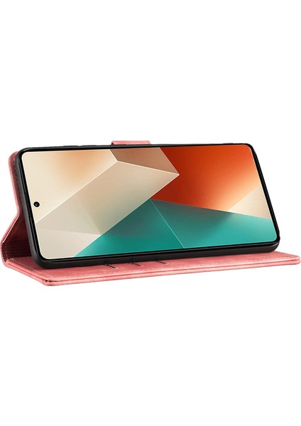 Xiaomi Redmi Note 13 5g Kart Yuvaları Standlı Deri Telefon Kılıfı (Yurt Dışından)