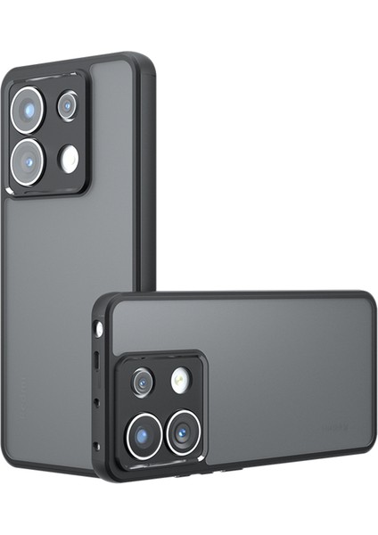 Xiaomi Redmi Note 13 Pro 5g / Poco X6 5g Pc+Tpu Hava Yastığı Koruması Buzlu Telefon Kapağı (Yurt Dışından)