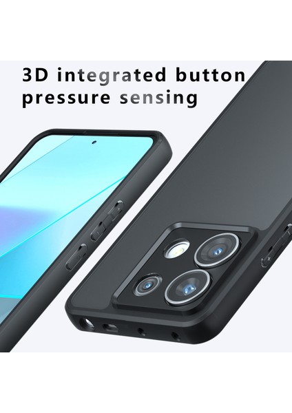 Xiaomi Redmi Note 13 Pro 5g / Poco X6 5g Pc+Tpu Hava Yastığı Koruması Buzlu Telefon Kapağı (Yurt Dışından) fırsatları