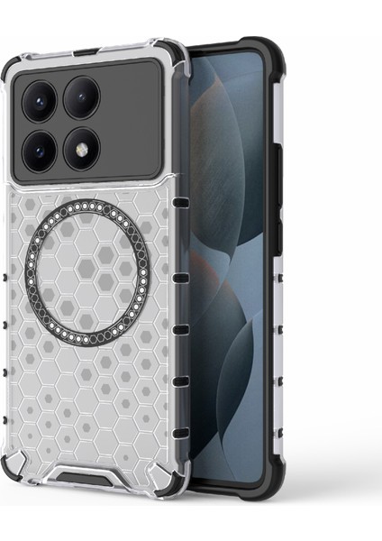 Xiaomi Poco X6 Pro 5g Manyetik Telefon Kılıfı Tpu + Pc Arka Kapak (Yurt Dışından)