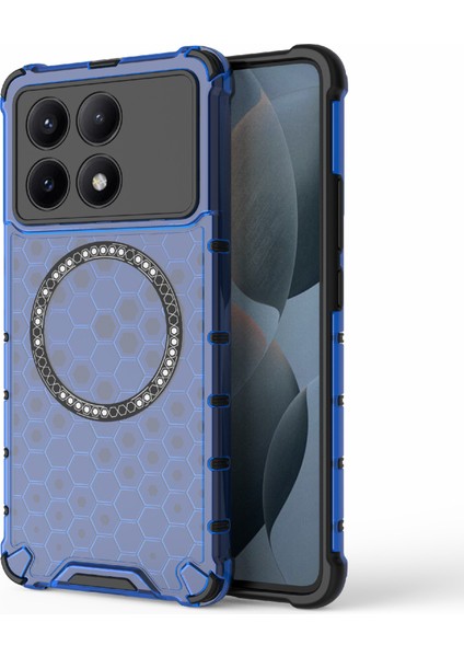 Xiaomi Poco X6 Pro 5g Manyetik Telefon Kılıfı Tpu + Pc Arka Kapak (Yurt Dışından)