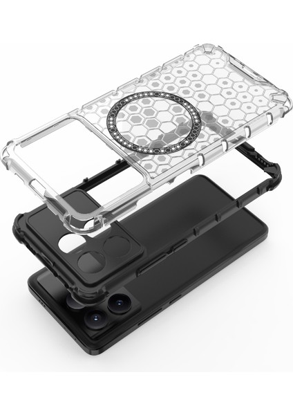 Xiaomi Poco X6 Pro 5g Manyetik Telefon Kılıfı Tpu + Pc Arka Kapak (Yurt Dışından) fiyatları