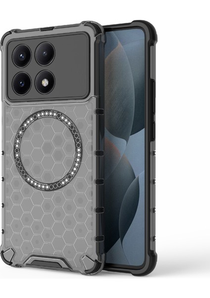 Xiaomi Poco X6 Pro 5g Manyetik Telefon Kılıfı Tpu + Pc Arka Kapak (Yurt Dışından)