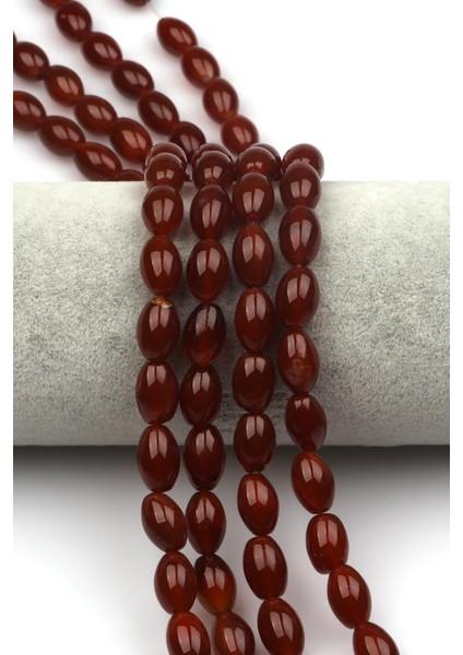 Akik Doğaltaş Dizi 8 x 13 mm Arpa Kesim fiyatları