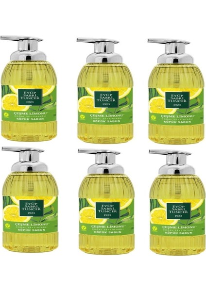 Zeytinyağlı Çeşme Limonu Köpük Sabun 500 Ml X 6