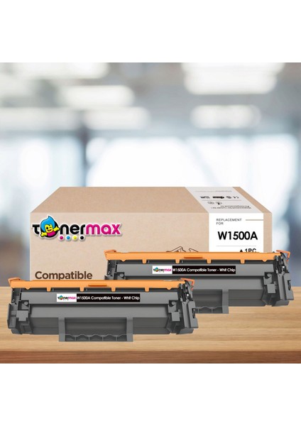 Hp 150A W1500A Muadil Toner - Çipli 2'li Paket / Laserjet Mfp M141A /M141W  / M111A / M111W