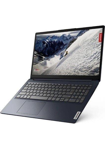 Ideapad 1 15ALC7 Amd Ryzen 5 5500U 8gb 512GB SSD Freedos 15.6" Fullhd Taşınabilir Bilgisayar Koyu Mavi 82R400LYTXF02 + Zetta Çanta