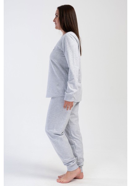 Kadın Büyük Beden Uzun Kol Pijama Takım , 403021 fiyatları