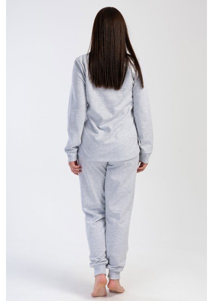 Kadın Büyük Beden Uzun Kol Pijama Takım , 403021 fırsatları
