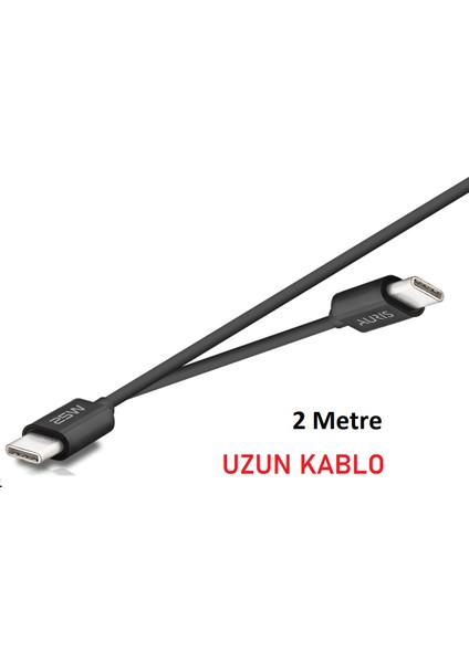 25 Watt Type-C To Type-C Hızlı Şarj Kablosu 2metre Uzun Kablo Pd- USB C