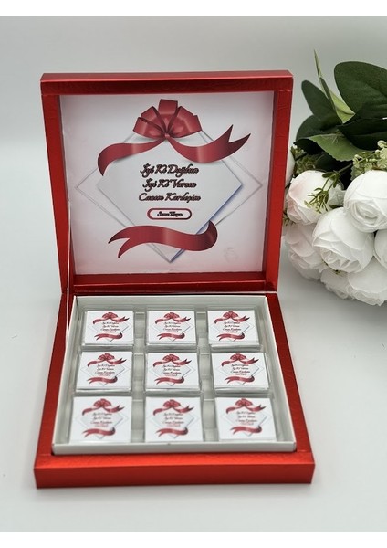 Kişiye Özel 18 Adet Sütlü Madlen Çikolata,doğum Günü Hediyesi,özel Gün Hediyesi,hayırlı Olsun Hediys fırsatları