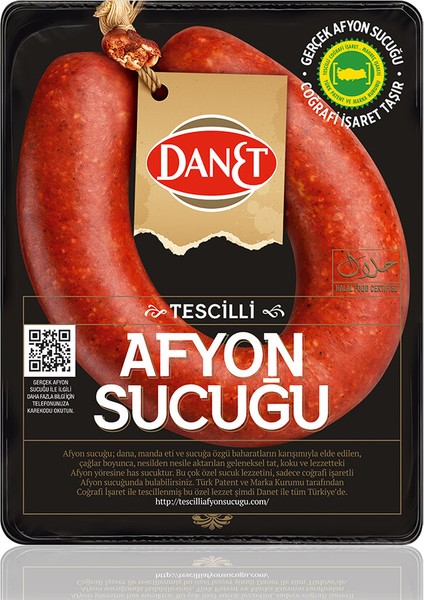 Tescilli Afyon Sucuğu Fermente 300 G