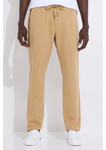 Harlem Ipli Bel Chino Bej Pantolon modelleri