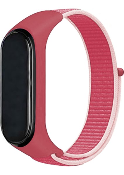 Xiaomi Mi Band 5/6/7 Kumaş Cırtlı Ultra Spor Loop Kordon Kayış