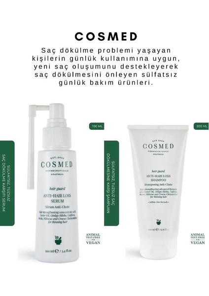 Saç Bakım Seti | Anti Hair Loss Serum + Shampoo Boy