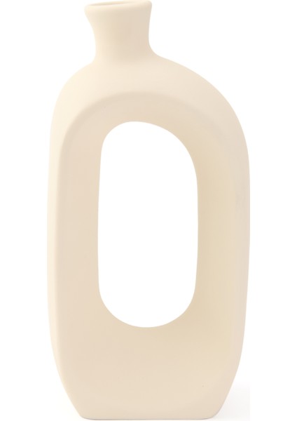 Doha Vazo - Krem - 25 cm