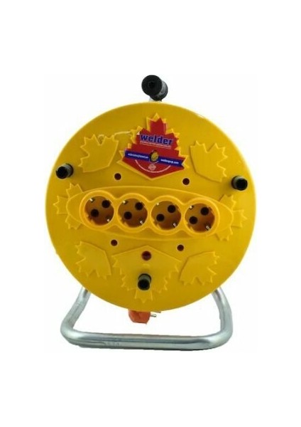 35MT Makaralı Uzatma Kablosu 3x1.5mm*4 Prizli