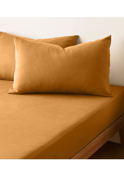 Pamuk 62 Tel (155 Tc) Okotex Sertifikalı Tek Kişilik 100X200+37 cm Lastikli Çarşaf Seti