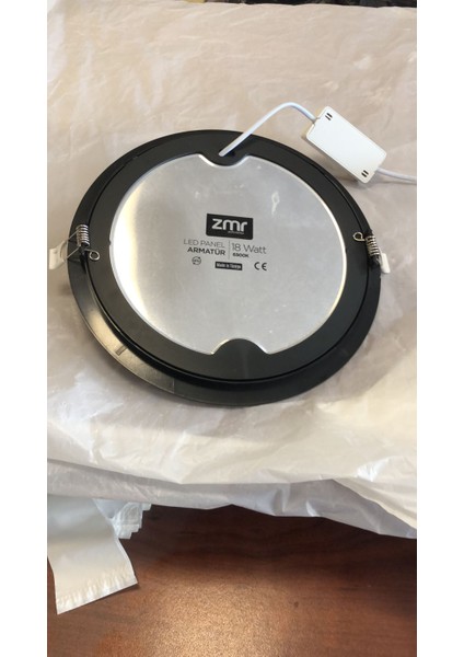 18W Siyah Kasa Beyaz Işık Sıva Altı Yuvarlak LED Panel Spot Aydılatma fiyatları