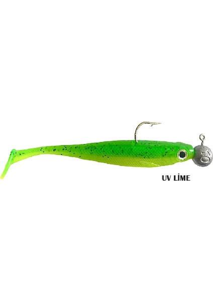 Mister Shad 10CM + Jig Head 16GR Modifiyeli Hazır Silikon Yapay Yem