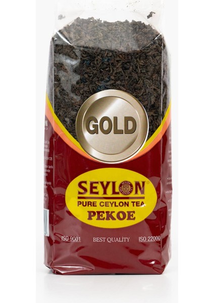 500 gr Seylon Pekoe Gold 100% Saf Ceylon Tea 1 Adet İthal Seylan Sri Lanka Kaçak Siyah Yaprak Çayı.