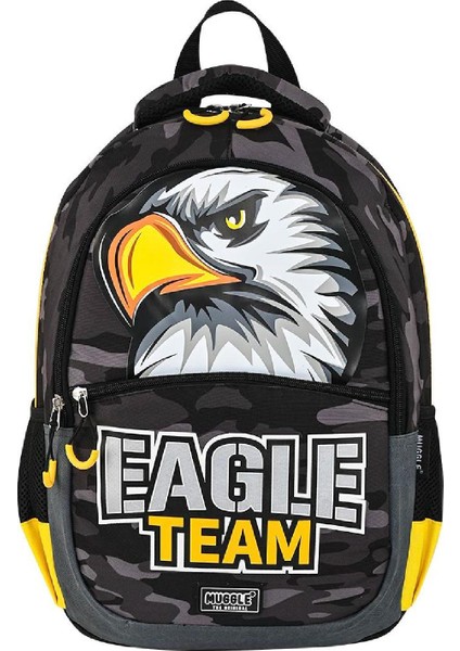 3 Bölmeli Eagle Team Okul Sırt Çantası MU-9156