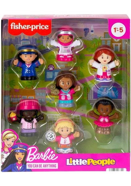 Little People Barbie ile Her Şey Mümkün Barbie Figürleri HCF58