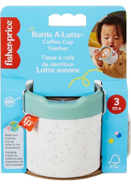 HGB86 Fisher-Price Latte Diş Kaşıyıcı ve Çıngırak