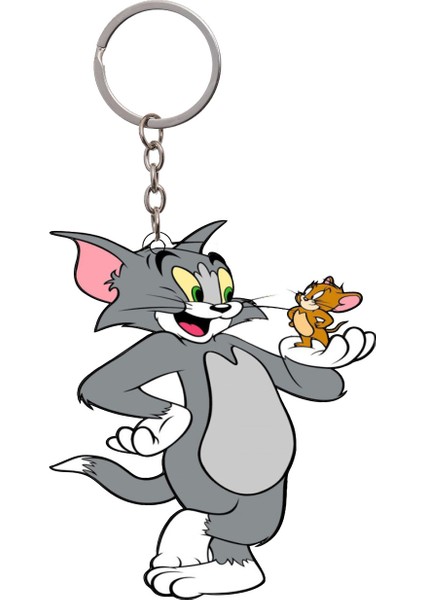 HB Gift Tom ve Jerry  Anahtarlık ve Dikiz Ayna Süsü