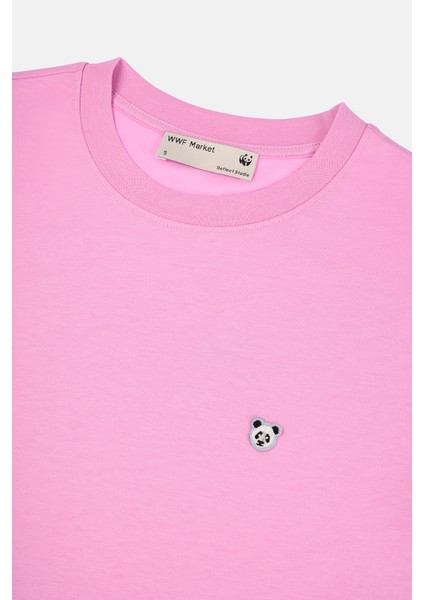 WWF Market Panda Regular T-Shirt Pembe