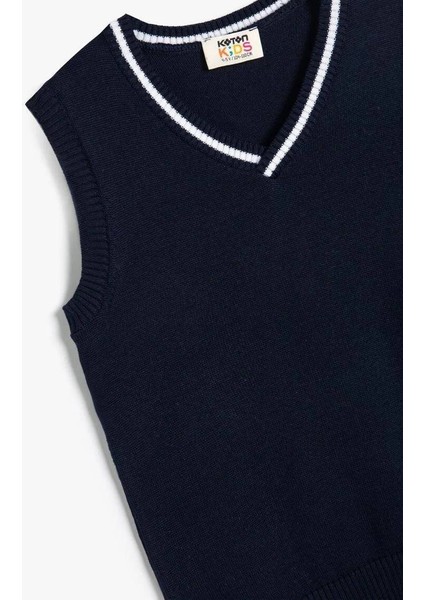 5WKB90005TT Koton Erkek Çocuk Süeter Lacivert indirimleri